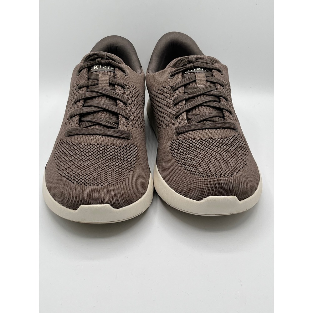 Kizik Lima Pecan Brown Knit HandsFree Slip On Sneakers Women 10 Wide E2FC-DLIMB